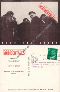 Postal Presentación LP Sala Vijande 22 Junio 1983